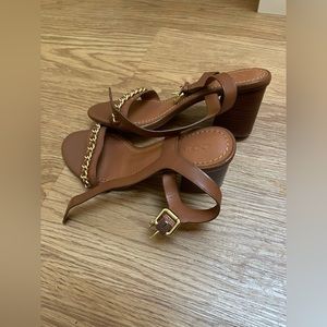 Coach Brown 7.5 Women Wedges - Never Worn